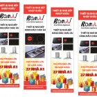Thiết kế và in băng rôn quảng cáo thiết bị nhà bếp