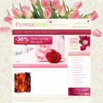 Mẫu website về hoa - flower