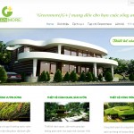 Thiết kế website cảnh quan sân vườn, cây cảnh, công trình xanh